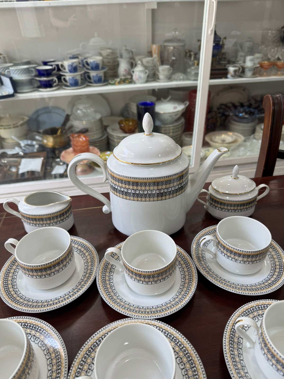 Juego de té porcelana verbano completo para 11 personas - Image 8