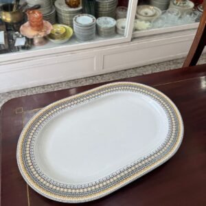 Fuente oval porcelana verbano