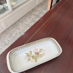 Fuente rabanera de porcelana