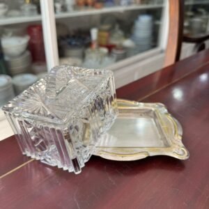 Dulcera de cristal tallado