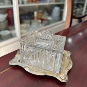 Dulcera de cristal tallado