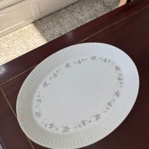 Fuente oval porcelana tsuji