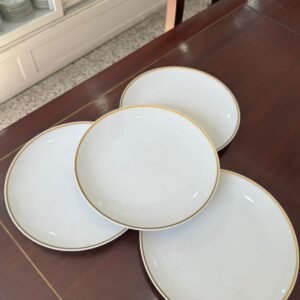 Set de 4 platos de postre porcelana NORITAKE
