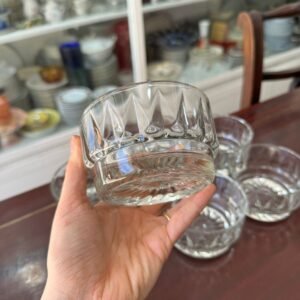 Juego de 6 compoteras de vidrio