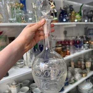 Botellón de cristal grabado al ácido