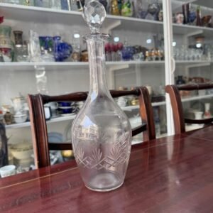 Botellón de cristal súper tallado