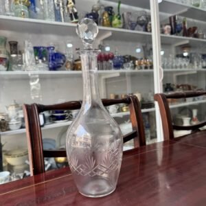 Botellón de cristal súper tallado