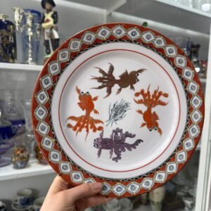 Plato porcelana oriental
