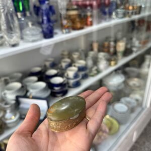 Pastillero nacar con bronce