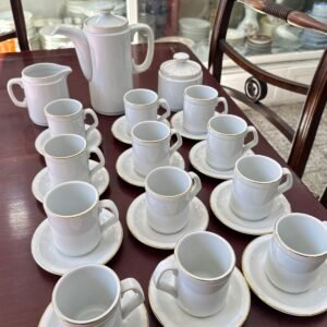 Juego de café porcelana tsuji completo para 12 personas