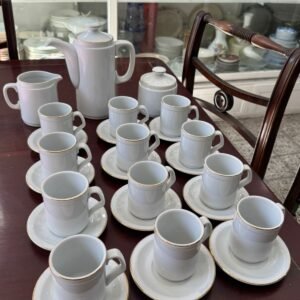Juego de café porcelana tsuji completo para 12 personas