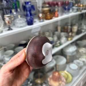 Cofre porcelana oriental satsuma pintado a mano