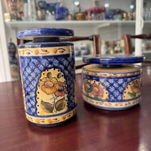 Set de perfumeros TALAVERA pintados a mano – 2 piezas