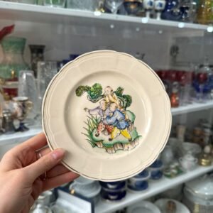 Plato inglés con diseño oriental