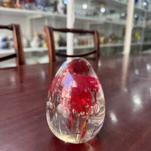 Pisapapeles cristal QUERANDI firmado