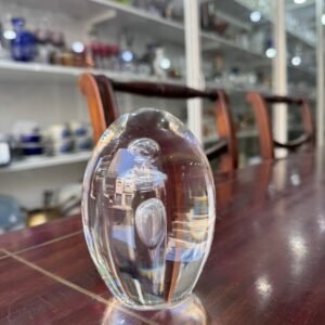 Pisapapeles cristal QUERANDI firmado