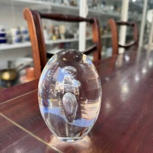 Pisapapeles cristal QUERANDI firmado