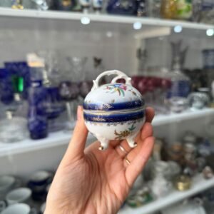 Pastillero o cofre porcelana alemana