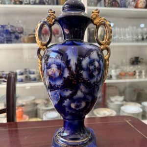 Potiche azul cobalto inglés