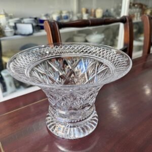 Exquisito florero de cristal súper tallado estilo BACCARAT