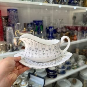 salsera con fuente porcelana ROYAL STANDARD BONE CHINA ENGLAND