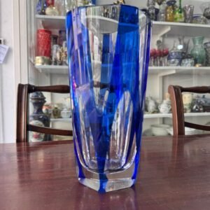 Florero de cristal estilo SAINT LOUIS