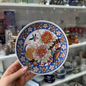 Plato porcelana oriental pintado a mano