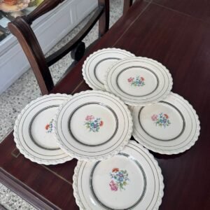 Juego de 6 platos de postre