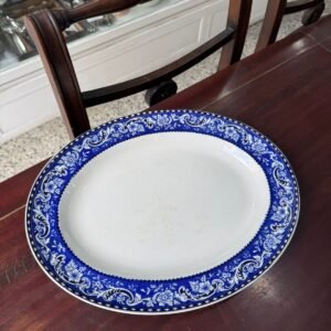 Fuente oval inglesa muy grande