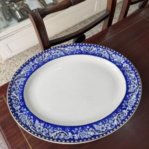 Fuente oval grande inglesa