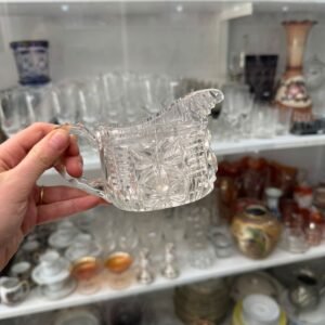 Jarra limonera de vidrio tallada