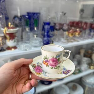 Dúo de café inglés de colección