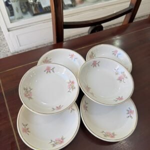 Juego de 6 compoteras hartford flor de durazno