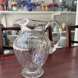 Jarra cristal tallado con pico vertedor