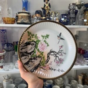Plato porcelana tsuji pintado a mano