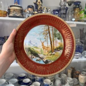 Plato porcelana tsuji pintado a mano