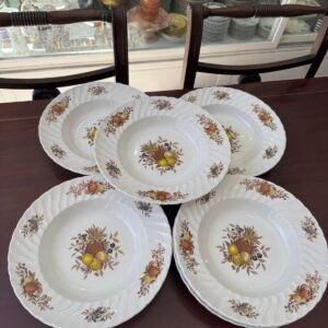 Juego de 7 platos hondos ingleses