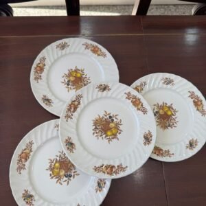 Set de 4 platos de postre ingleses