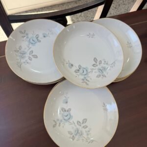 Juego de 12 platos hondos porcelana tsuji