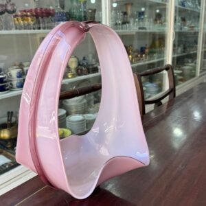 Centro de mesa cristal de murano rosa