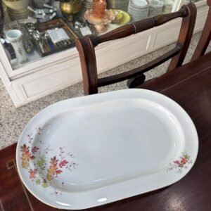Fuente oval porcelana verbano