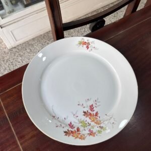 Fuente redonda porcelana verbano