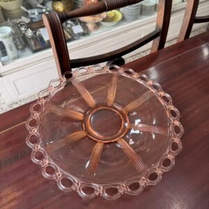 Masitero de vidrio rosa