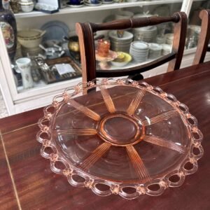 Masitero de vidrio rosa