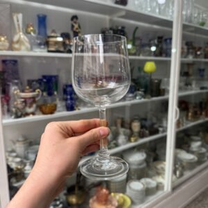 Juego de 6 copas de cristal para vino