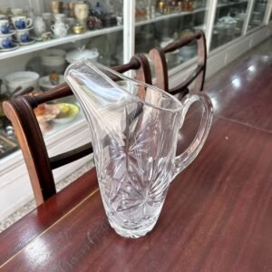 Jarra cristal súper tallado con pico vertedor