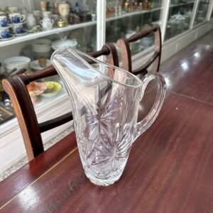 Jarra cristal súper tallado con pico vertedor