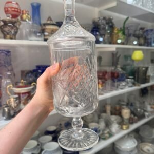 Caramelera de cristal súper tallado