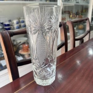 Florero cristal súper tallado