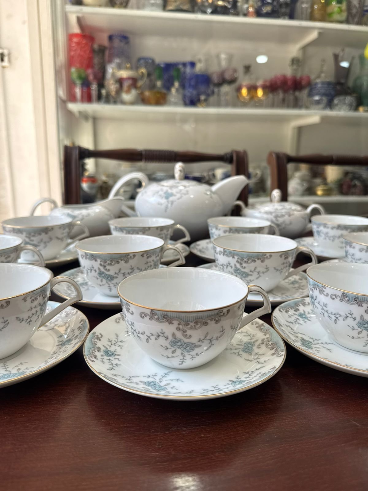 Juego de té porcelana japonesa para 11 personas - Image 2